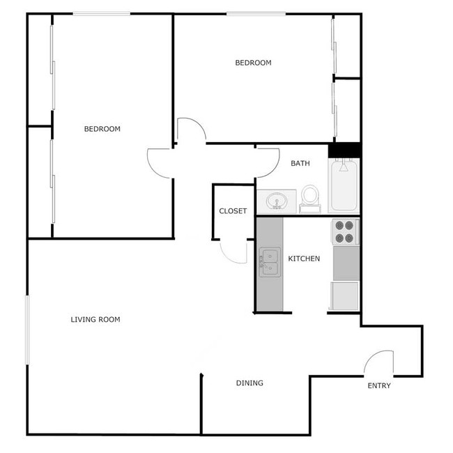 Floorplan - Central Park Apartments