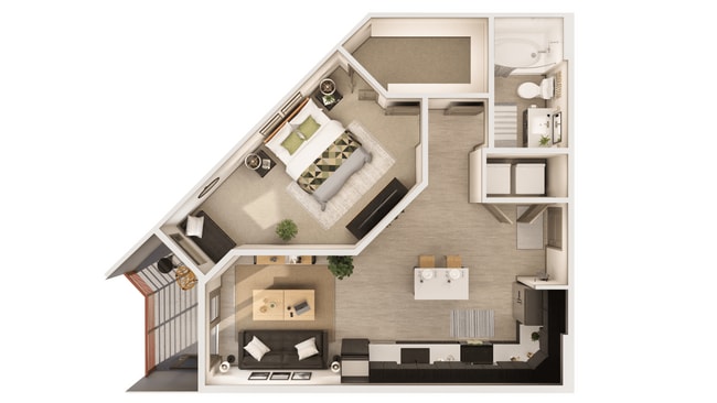 Floorplan - The Rey Downtown