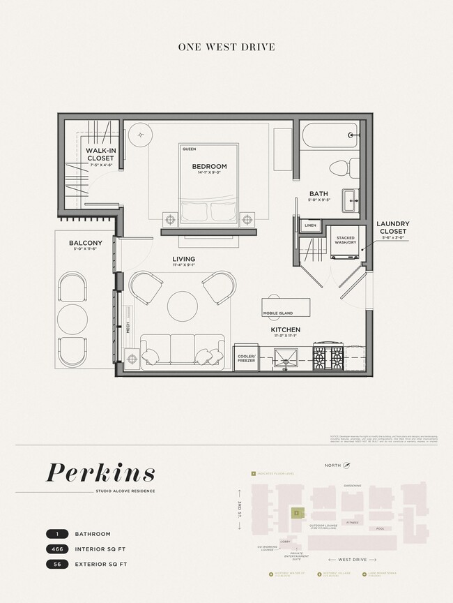 Floorplan - One West Drive