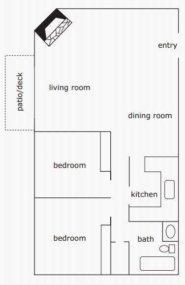 Floorplan - French Villa Apartment Homes