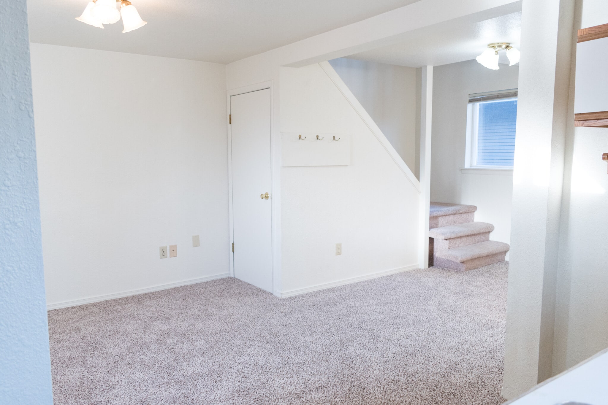 living area with small storage closet - 1007 W Main St