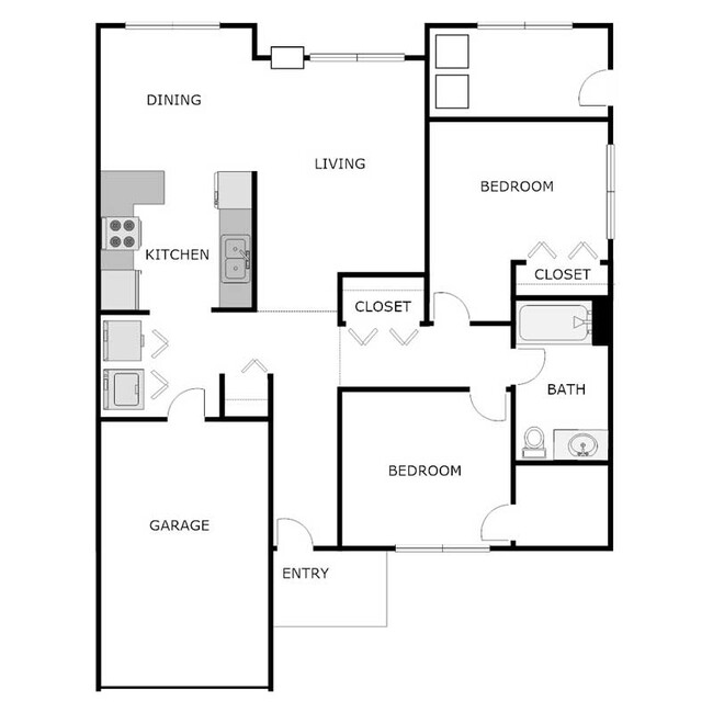 Floorplan - SOUTHRIDGE TOWNHOMES