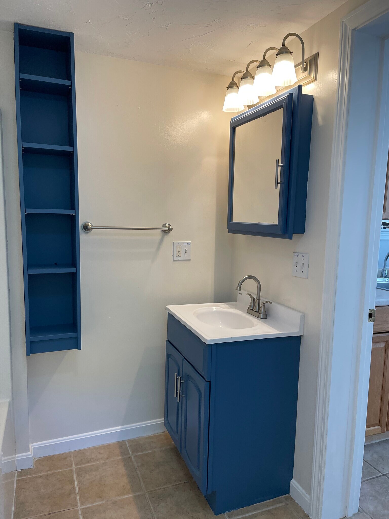 Bathroom with new vanity - 17 Elderberry Dr