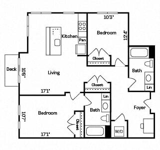 Floorplan - Two 10 by Vintage