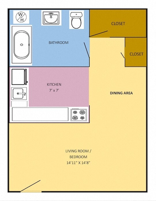 Floorplan - Casa San Pablo Apartments