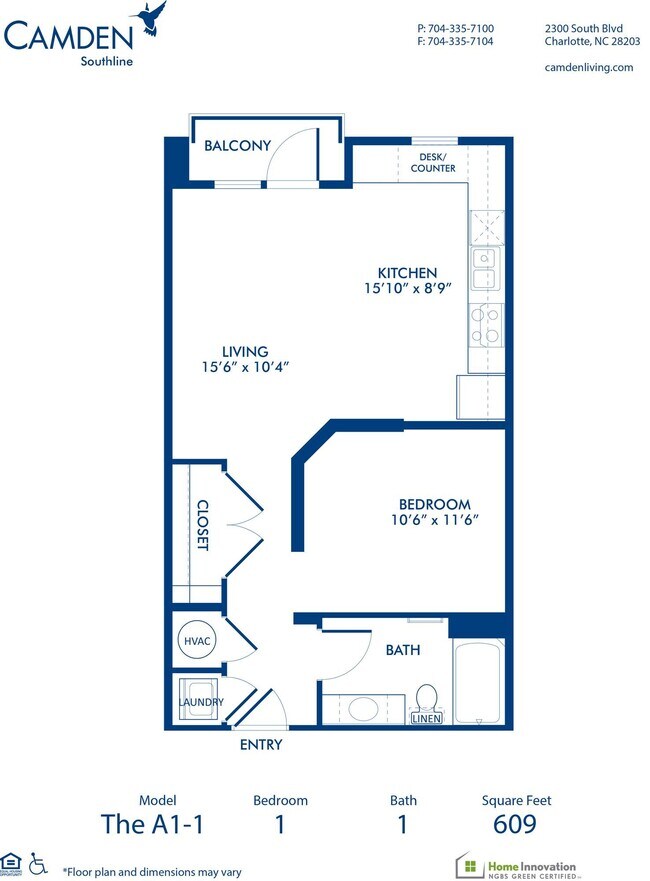 Floorplan - Camden Southline