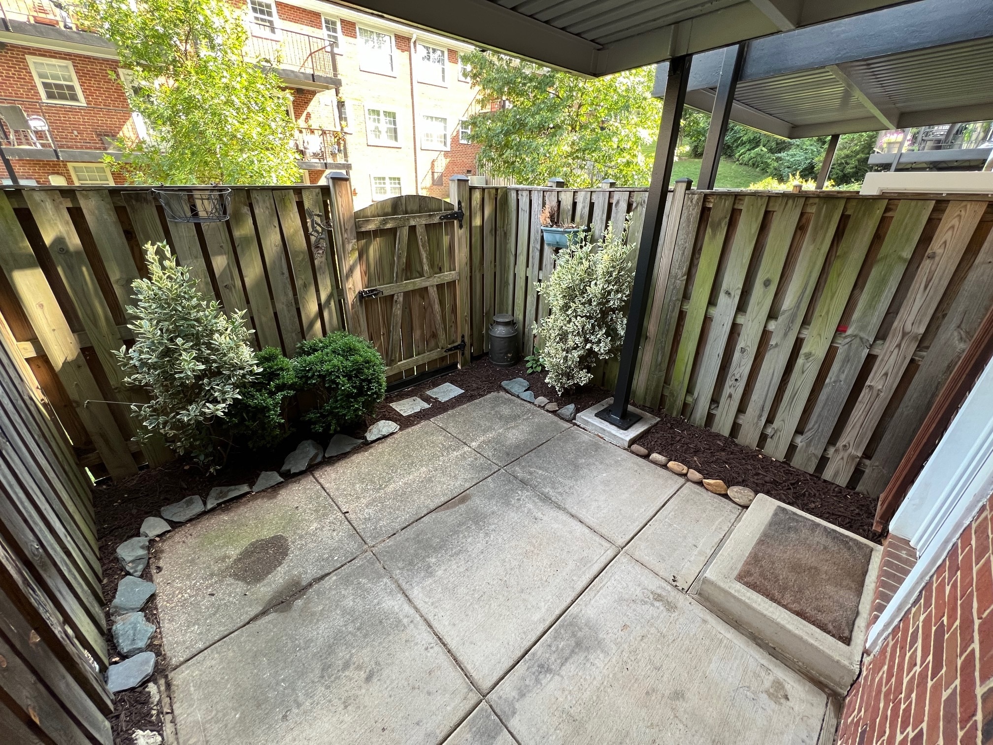 Private Patio for BBQ for entertaining - 2507 S Walter Reed Dr