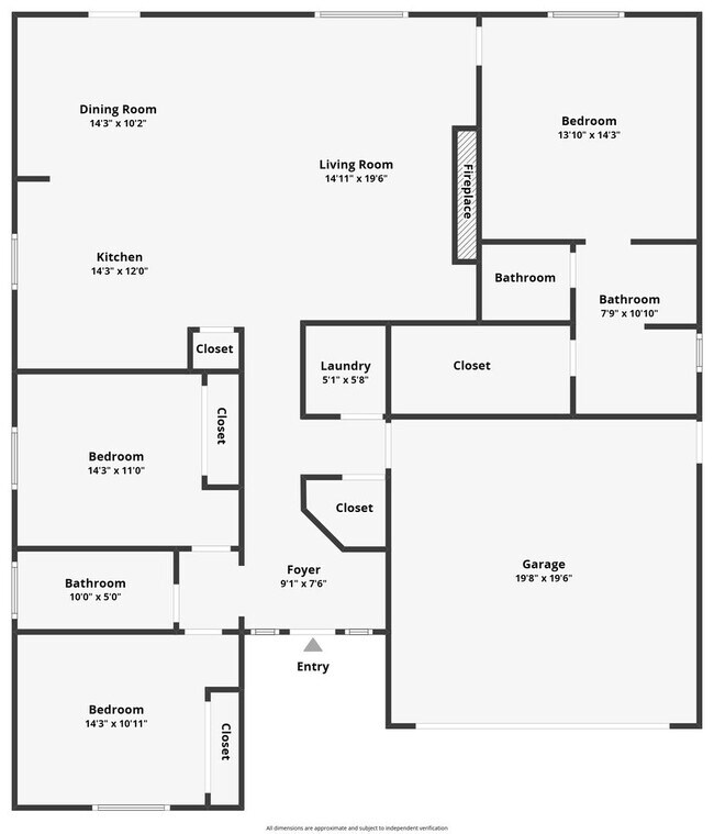 Building Photo - Stunning 3 Bed/2 Bath S Bakersfield Home w/ Solar, RBP & Security Deposit Alternative