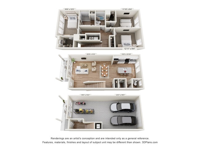 Floorplan - The Courts at Maverick Yards