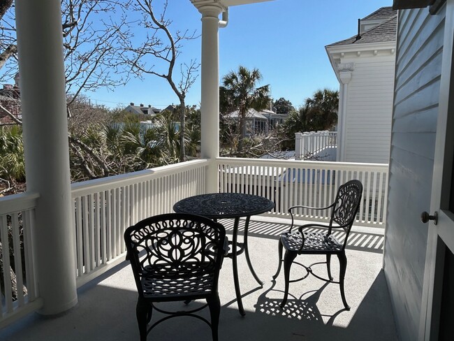 Porch overlooking Harleston Village - 82 Rutledge Ave