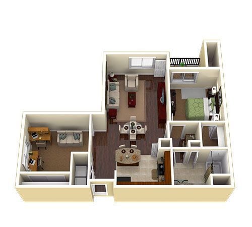 Floorplan - Triana Apartments