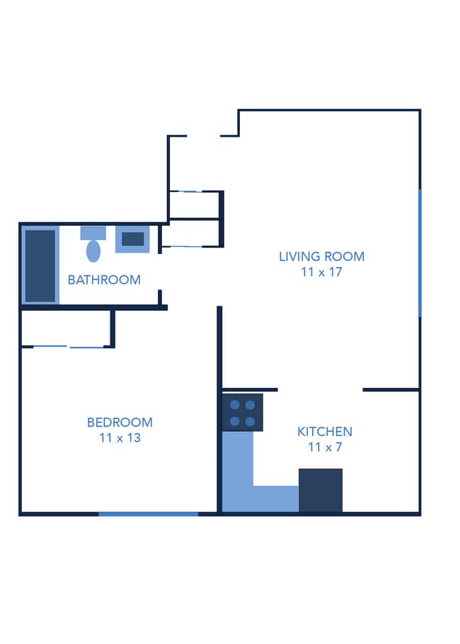 Floorplan - Colonial Court Apartments