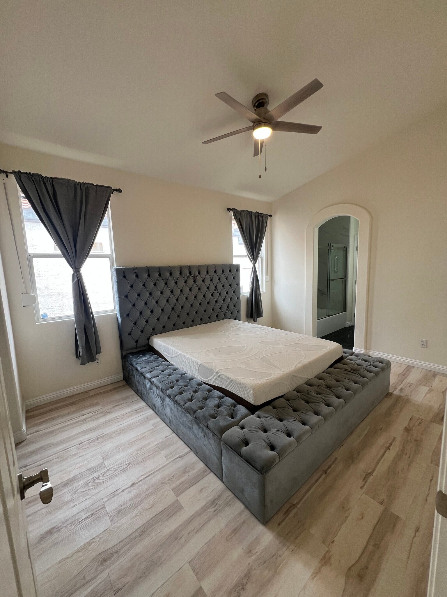 Master bedroom with bed & matress - 2493 W Richmar Ave