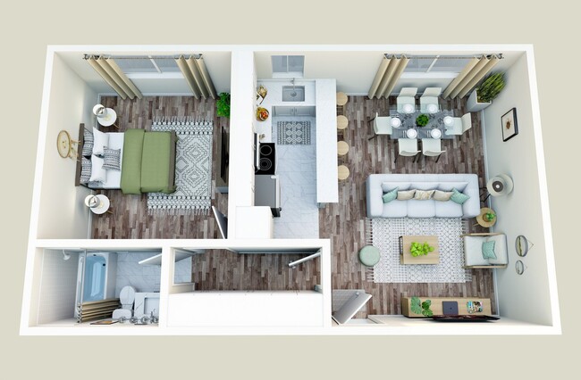 Floorplan - Country Club Apartments