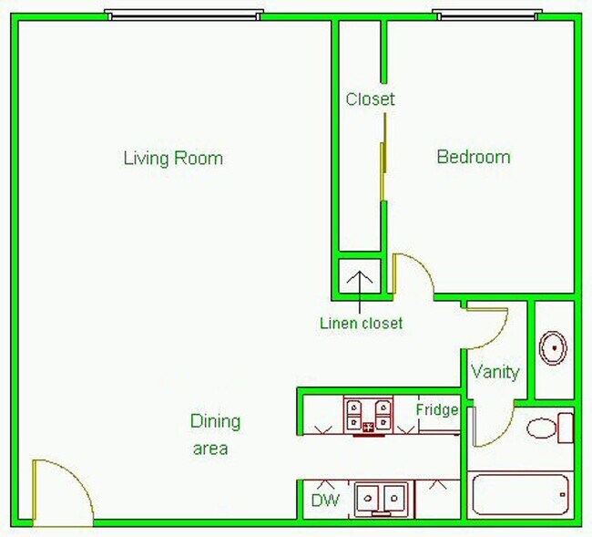Interior Photo - The Crescent @ Memory Park Apts