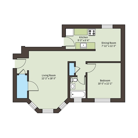 Floorplan - 5415 S. Woodlawn Avenue