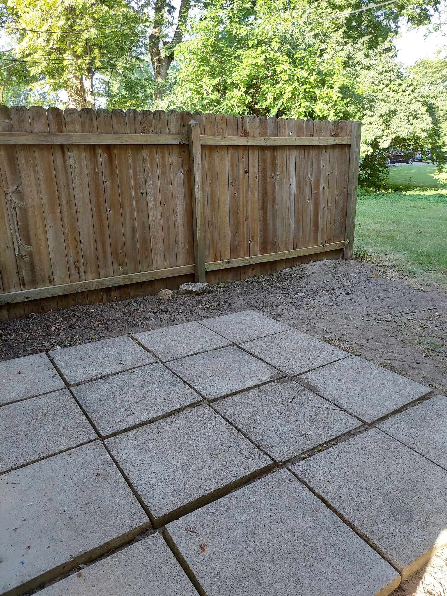 private patio area - 1507 Gerrard Ave