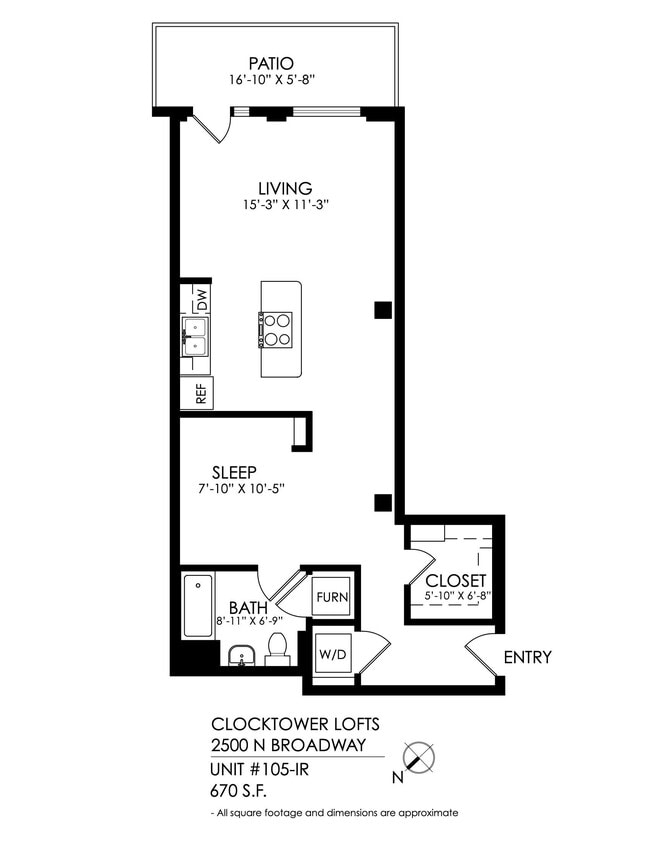 Floorplan - Clocktower Lofts