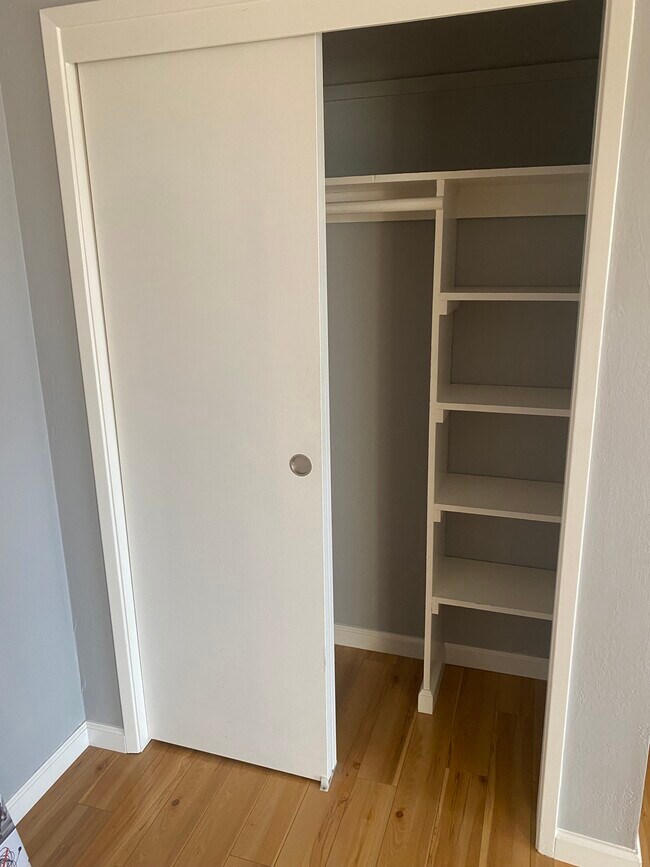 Closet in living room with ample storage - 666 Oakland Ave