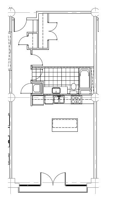 1BR/1BA - Chesapeake Lofts