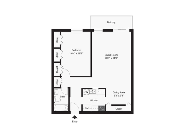One Bedroom - The Lafayette at Valley Forge