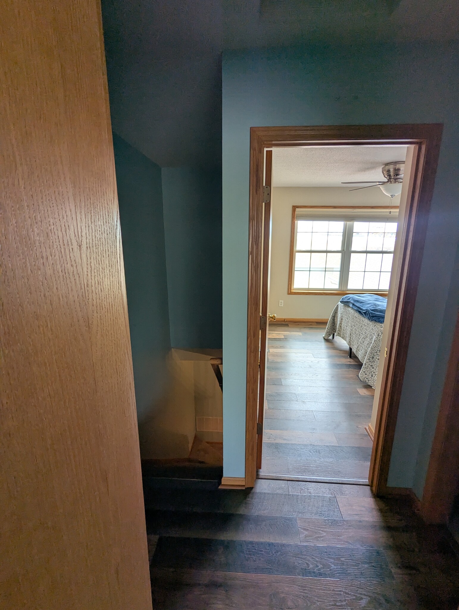 Stair Landing looking at guest - 6186 S Pointe Dr SW