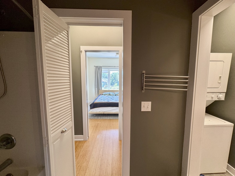 Washer & Dryer + Walk through closet to bedroom. - 714 15th St