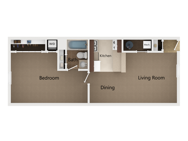 Floorplan - Birch Street Apartments