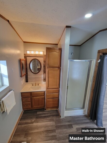 Master Bathroom - Walk-in Shower - W6764 Rural Est
