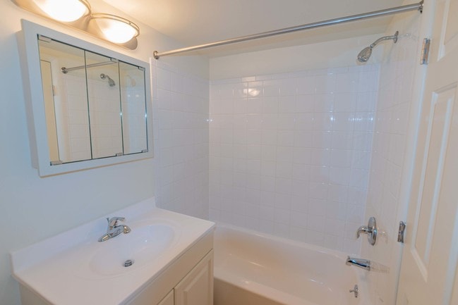 Sample Bathroom - Allandale Village Apartments