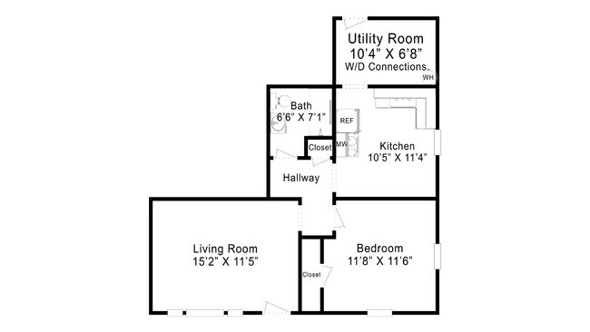 Building Photo - For Rent: 1BR, 1BA duplex (application pending)