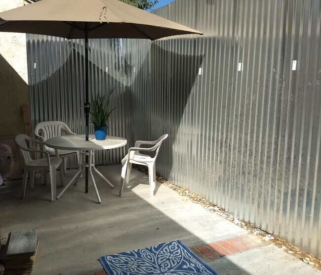 Private Patio - 206 N Florence St