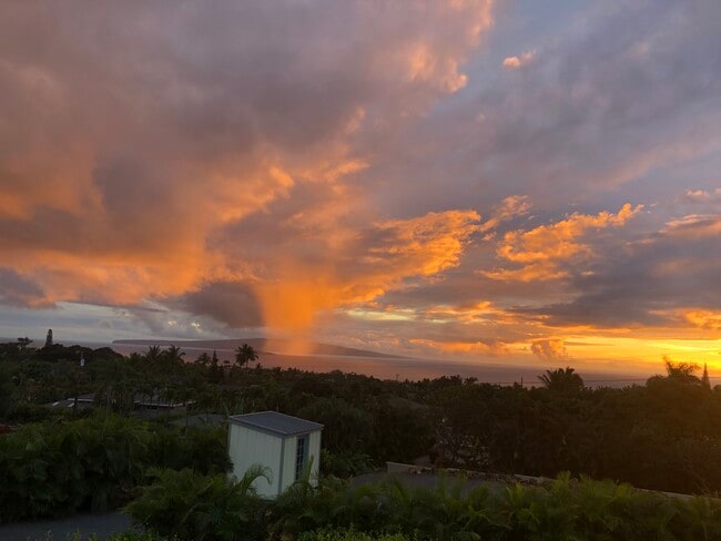 Sunset from deck - 3245 Kehala Dr