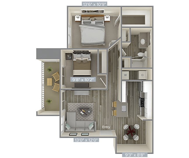 Floorplan - Avalon La Jolla Colony