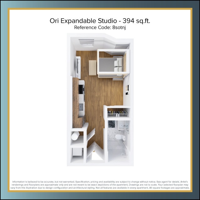 Floorplan - The Residences at East 801 Whiting Street