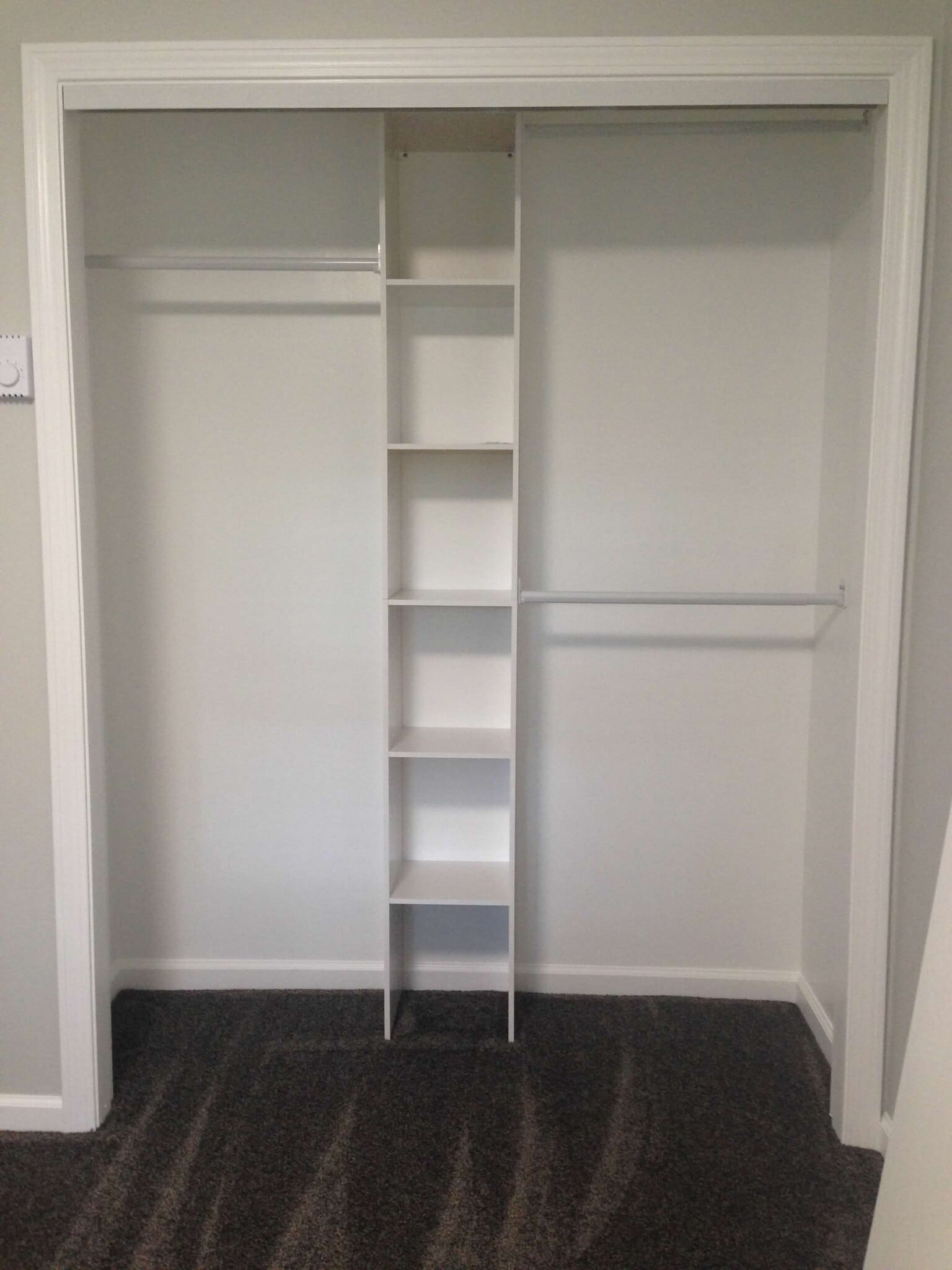 Closet organizers in all three bedrooms. - 874 A Pleasant Ridge Rd