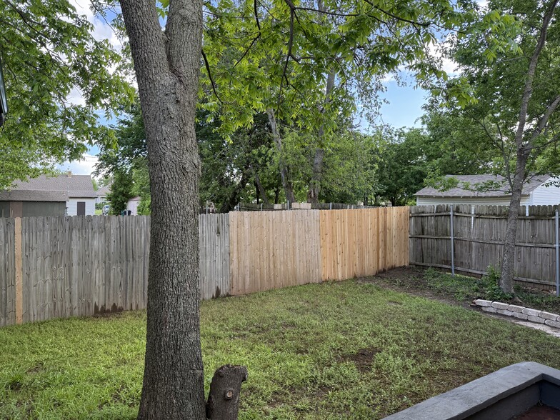 Fenced backyard - 2200 NW 33rd St