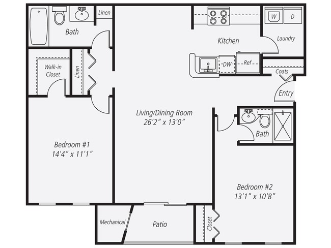 Floorplan - eaves Burlington