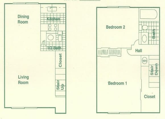 2BR/1.5BA - Fairway Village Apartments