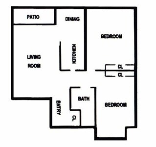 2BR/1BA - Sierra Woods