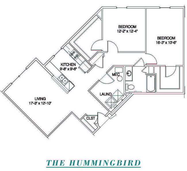 Floorplan - Tipton Senior Apartments