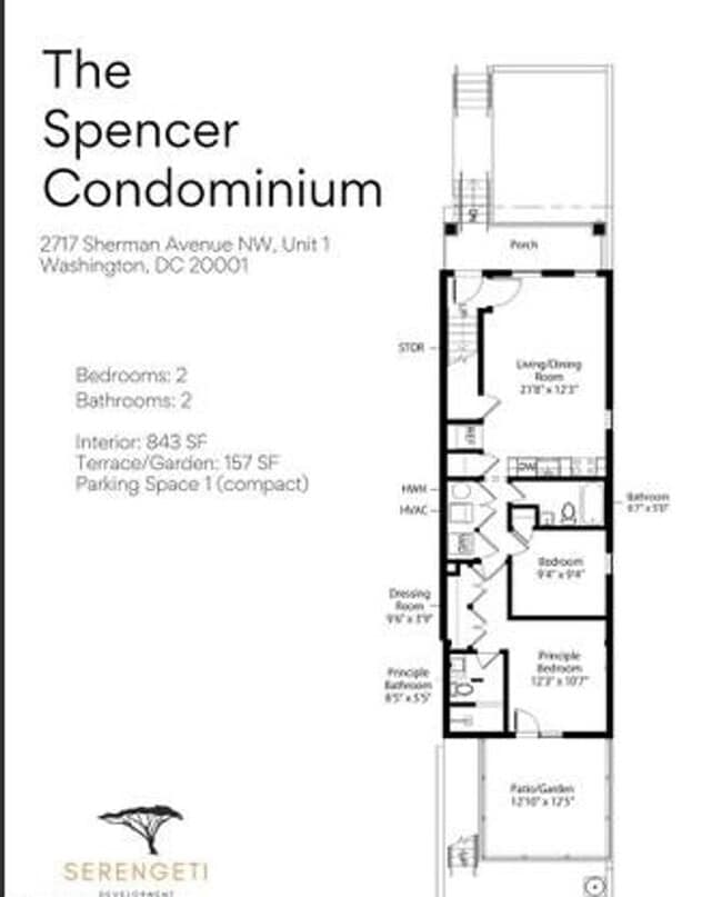 Building Photo - Columbia Heights 2BR 2BA w/Parking & Private Patio Garden