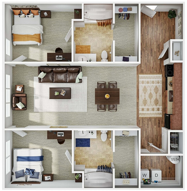 Grove Pullman 2X2 - The Grove at Pullman