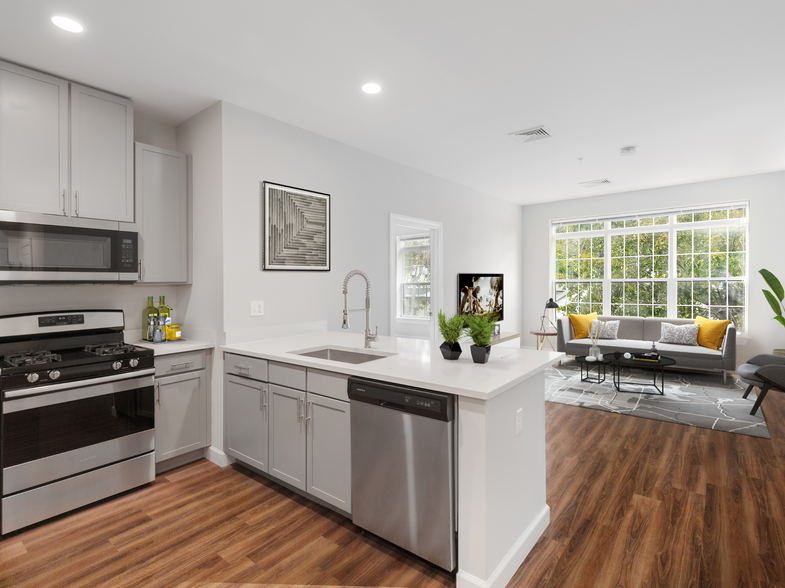 Kitchen and Living Room - Halstead Salem Station