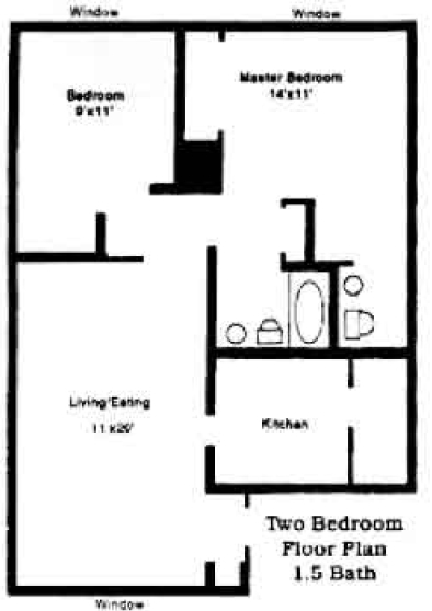 2BR/1.5BA - Buffalo Creek Commons