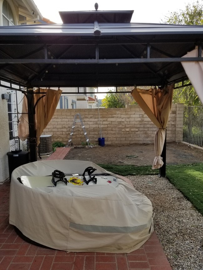 covered patio in backyard - 19945 Eagle Ridge Ln