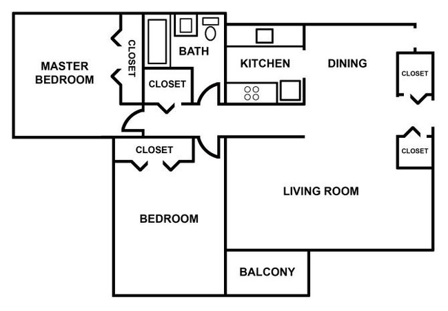 2BR/1BA - Meadowbrook