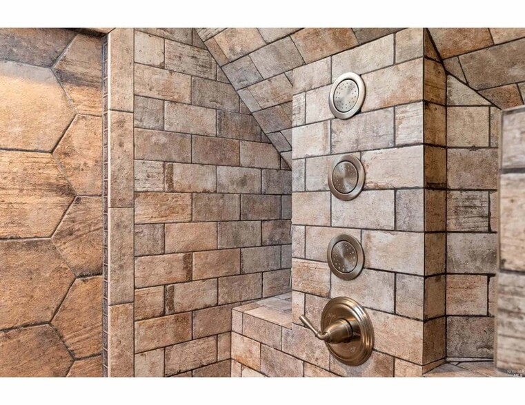 Body jets in master shower - 500 Forest Dr