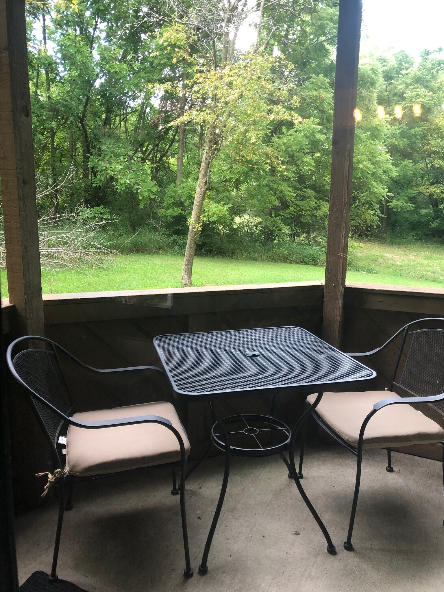 Back patio - 102 Hartford Ct