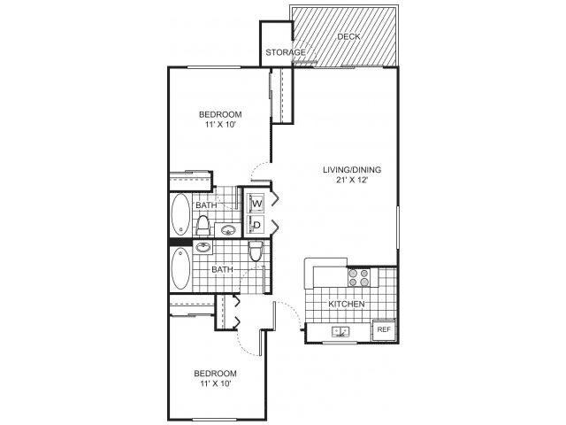 Floorplan - Hidden River Townhomes